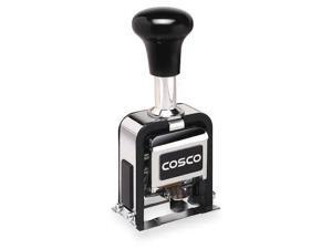 NeweggBusiness - COSCO 038731 Self-Ink Number Machine Stmp, 18 Font