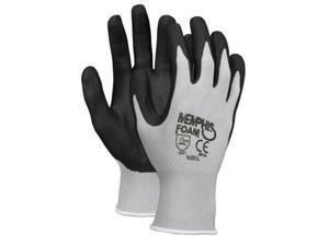 Memphis Economy Foam Nitrile Gloves Large Gray/Black 12 Pairs 9673L Memphis Economy Foam Nitrile Gloves Large Gray/Black 12 Pairs 9673L