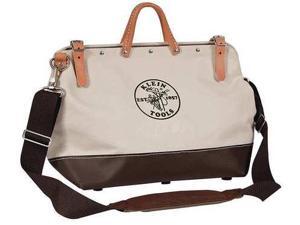 KLEIN TOOLS 5102-24SP Wide-Mouth Tool Bag, Heavy Duty Canvas, 17 Pockets, KLEIN TOOLS 5102-24SP Wide-Mouth Tool Bag, Heavy Duty Canvas, 17 Pockets,