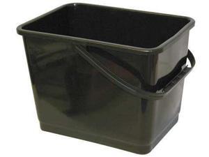 MALLORY 864 Black MALLORY Black Squeegee Bucket, Depth: 8 3/4 in MALLORY 864 Black MALLORY Black Squeegee Bucket, Depth: 8 3/4 in