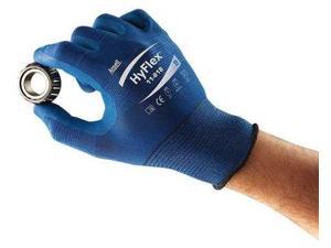 ANSELL 11-818 Hyflex Coated Gloves, FORTIX(TM) Nitrile, Blue, PR, Size: 6 ANSELL 11-818 Hyflex Coated Gloves, FORTIX(TM) Nitrile, Blue, PR, Size: 6