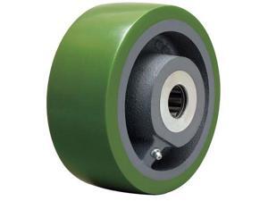 ZORO SELECT P-U-060X020//050K Caster Wheel,Polyurethane,6 in.,1000 lb.