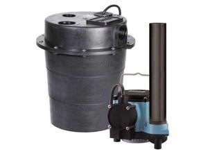 LITTLE GIANT WRS-6 Sink Pump System,1/3 HP,115V,9A,CI LITTLE GIANT WRS-6 Sink Pump System,1/3 HP,115V,9A,CI