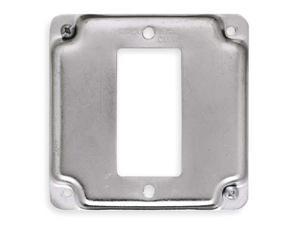 Raco Electrical Box Cover,Square,GFCI,1Gang  808C