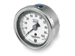 Pressure Gauge 0 to 200 PSI 4-1/2in Ashcroft 451279as04l200# for sale online 