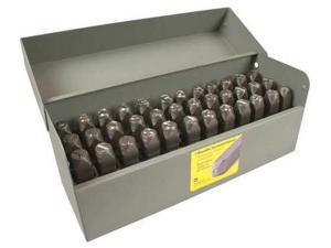 C.H. HANSON 20626 Letter and Number Set,1/4 In. H,Steel C.H. HANSON 20626 Letter and Number Set,1/4 In. H,Steel