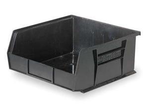 AKRO-MILS 30235ESD Black Conductive Stack and Hang Bin, 10-7/8"L x 11"W x 5"H AKRO-MILS 30235ESD Black Conductive Stack and Hang Bin, 10-7/8"L x 11"W x 5"H