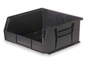 AKRO-MILS 30250BLACK Black Hang and Stack Bin, 14-3/4"L x 16-1/2"W x 7"H AKRO-MILS 30250BLACK Black Hang and Stack Bin, 14-3/4"L x 16-1/2"W x 7"H