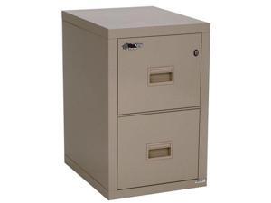 FIREKING 2R1822-CPA 17-3/4" W 2 Drawer Vertical File, Parchment FIREKING 2R1822-CPA 17-3/4" W 2 Drawer Vertical File, Parchment