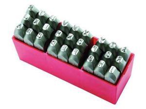 ZORO SELECT 1F109 Letter Set,3/8 In. H,Steel ZORO SELECT 1F109 Letter Set,3/8 In. H,Steel