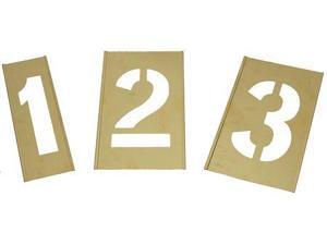 ZORO SELECT 2CEC3 Number Stencils,Numbers,Brass ZORO SELECT 2CEC3 Number Stencils,Numbers,Brass