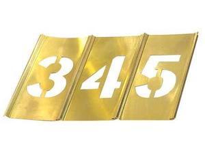 C.H. HANSON 10016 Stencil Set,Numbers,Brass C.H. HANSON 10016 Stencil Set,Numbers,Brass