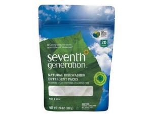 Seventh Generation Natural Dishwasher Detergent Concentrated Packs Free & Clear