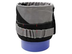 WESTWARD 32PJ50 Bucket Tool Organizer, Polyester, Black/Gray WESTWARD 32PJ50 Bucket Tool Organizer, Polyester, Black/Gray
