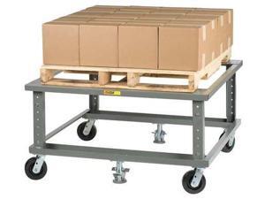 LITTLE GIANT PDE-4848-6PH2FL Ergonomic Pallet Stand,48x48 LITTLE GIANT PDE-4848-6PH2FL Ergonomic Pallet Stand,48x48