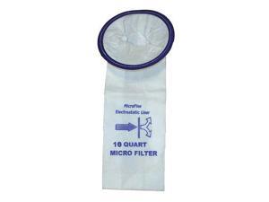 BISSELL COMMERCIAL BGPKBP10.10QT Vacuum Cleaner Bags,Multi-Ply,8inW,PK10 BISSELL COMMERCIAL BGPKBP10.10QT Vacuum Cleaner Bags,Multi-Ply,8inW,PK10