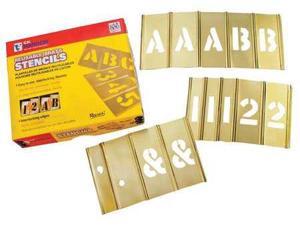 C.H. HANSON 10151 2 inch Stencil Let. & Num. 92 pc Set C.H. HANSON 10151 2 inch Stencil Let. & Num. 92 pc Set