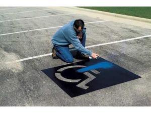 C.H. HANSON 12460 Parking Lot Stencil Kit,Plastic C.H. HANSON 12460 Parking Lot Stencil Kit,Plastic