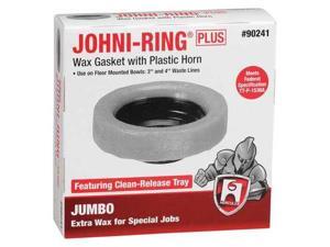 HERCULES 90241 Toilet Bowl Ring, Jumbo, Wax, 3in-4in HERCULES 90241 Toilet Bowl Ring, Jumbo, Wax, 3in-4in