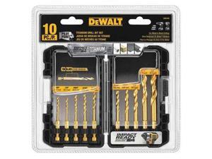 DEWALT DD5160 Titanium IR Drill Set, 10 Pc DEWALT DD5160 Titanium IR Drill Set, 10 Pc