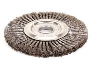 Weiler 12" Twisted Wire Wheel Brush, Arbor Hole Mounting, 0.016" Wire Dia., 1 EA Weiler 12" Twisted Wire Wheel Brush, Arbor Hole Mounting, 0.016" Wire Dia., 1 EA
