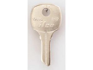 Kaba Ilco 1069Lb-Na12 Key Blank,Brass,Type Na12,5 Pin,Pk10 