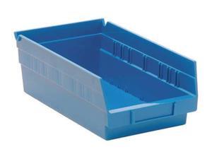 QUANTUM STORAGE SYSTEMS QSB102BL Blue Shelf Bin, 11-5/8"L x 6-5/8"W x 4"H QUANTUM STORAGE SYSTEMS QSB102BL Blue Shelf Bin, 11-5/8"L x 6-5/8"W x 4"H