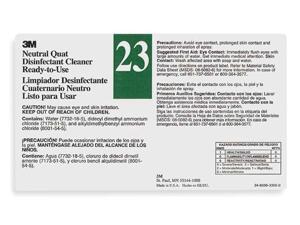 TOLCO 340423 Secondary Label,Black, Green/White,PK12 TOLCO 340423 Secondary Label,Black, Green/White,PK12