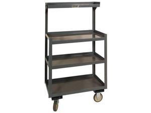 DURHAM MFG PSD-2430-4-95 Steel Cart, 1200 Lbs, 4 Shelves DURHAM MFG PSD-2430-4-95 Steel Cart, 1200 Lbs, 4 Shelves