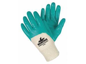 Mcr Safety Smooth Nitrile Coated Gloves, Glove Size: XL, Green Green 9790XL Mcr Safety Smooth Nitrile Coated Gloves, Glove Size: XL, Green Green 9790XL
