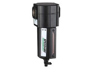 SPEEDAIRE 4ZL49 Compressed Air Filter,250 psi,3.15 In. W SPEEDAIRE 4ZL49 Compressed Air Filter,250 psi,3.15 In. W