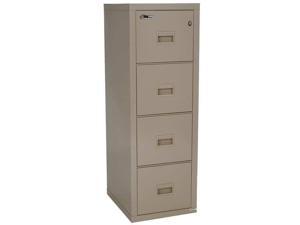 FIREKING 4R1822-CPA 12-3/16" W 4 Drawer Vertical File, Parchment FIREKING 4R1822-CPA 12-3/16" W 4 Drawer Vertical File, Parchment