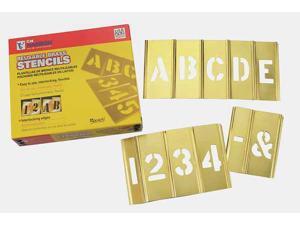 C.H. HANSON 10065 Stencil Kit,Brass,1-1/2 in. C.H. HANSON 10065 Stencil Kit,Brass,1-1/2 in.