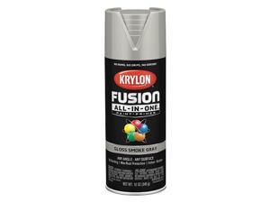 Krylon Fusion All-In-One Gloss Spray Paint & Primer, Smoke Gray K02723007 Krylon Fusion All-In-One Gloss Spray Paint & Primer, Smoke Gray K02723007