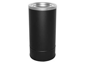 Ex-Cell Round Sand Urn w/Removable Tray Black 160 Ex-Cell Round Sand Urn w/Removable Tray Black 160