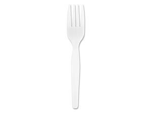 Plastic Forks Heavyweight 100/CT White Plastic Forks Heavyweight 100/CT White