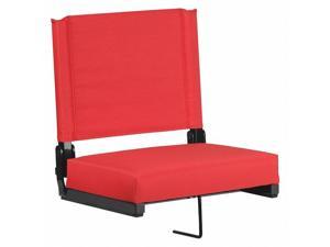 Grandstand Comfort Seats by Flash with Ultra-Padded Seat in Red
