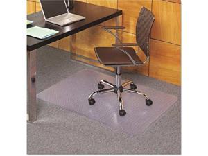 ES Robbins EverLife Chair Mats For Medium Pile Carpet Rectangular 36 x 48 Clear