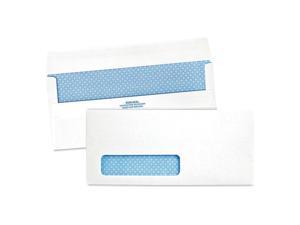 Quality Park Redi Seal Envelope Security #10 4 1/8 x 9 1/2 Window White 500/Box Quality Park Redi Seal Envelope Security #10 4 1/8 x 9 1/2 Window White 500/Box