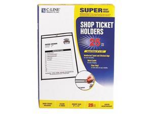 Shop Ticket Holders, Stitched, Both Sides Clear, 75 Sheets, 9 x 12, 25/Box 46912 Shop Ticket Holders, Stitched, Both Sides Clear, 75 Sheets, 9 x 12, 25/Box 46912