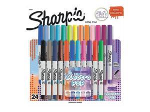 Sharpie Permanent Markers Ultra Fine Point 80's Glam 24-pk Sharpie Permanent Markers Ultra Fine Point 80's Glam 24-pk