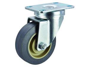 ZORO SELECT 1UHP6 Swivel Plate Caster,Poly,2 in.,100 lb.,D 