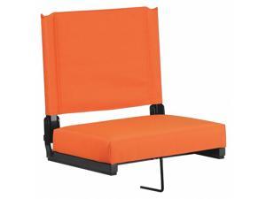 Grandstand Comfort Seats by Flash with Ultra-Padded Seat in Orange