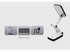 Easy-Touch Switch 666 LED Desklamp Portable Folded LED Light Desk Lamp With Charger Built-in 800mAh Battery 24 LED Lights Energy Saving