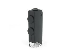 Illuminated Zoom Pocket Microscope 60X-100X with LED Light - High Clearness Illuminated Zoom Pocket Microscope 60X-100X with LED Light - High Clearness
