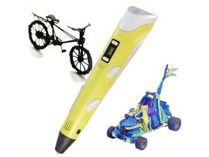3D Air Printer Printing Pen 2nd Generation with LED LCD Display for 3D Drawing+Arts+Crafts Free ABS filament gifts for children 3D Air Printer Printing Pen 2nd Generation with LED LCD Display for 3D Drawing+Arts+Crafts Free ABS filament gifts for children
