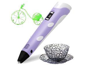 3D Air Printer Printing Pen 2nd Generation with LED LCD Display for 3D Drawing+Arts+Crafts Free ABS filament gifts for children 3D Air Printer Printing Pen 2nd Generation with LED LCD Display for 3D Drawing+Arts+Crafts Free ABS filament gifts for children