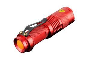 CREE Q5 LED Flashlight 450LM 7W Mini Zoomable Bicycle Front Head Light Waterproof Glare Torch