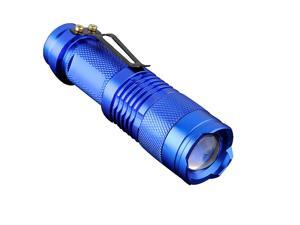 CREE Q5 LED Flashlight 450LM 7W Mini Zoomable Bicycle Front Head Light Waterproof Glare Torch