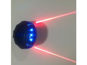 Cycling Bike MTB Bicycle 2 Laser Beam 5 LED Rear Lamp Tail Light Safety Flashing Light